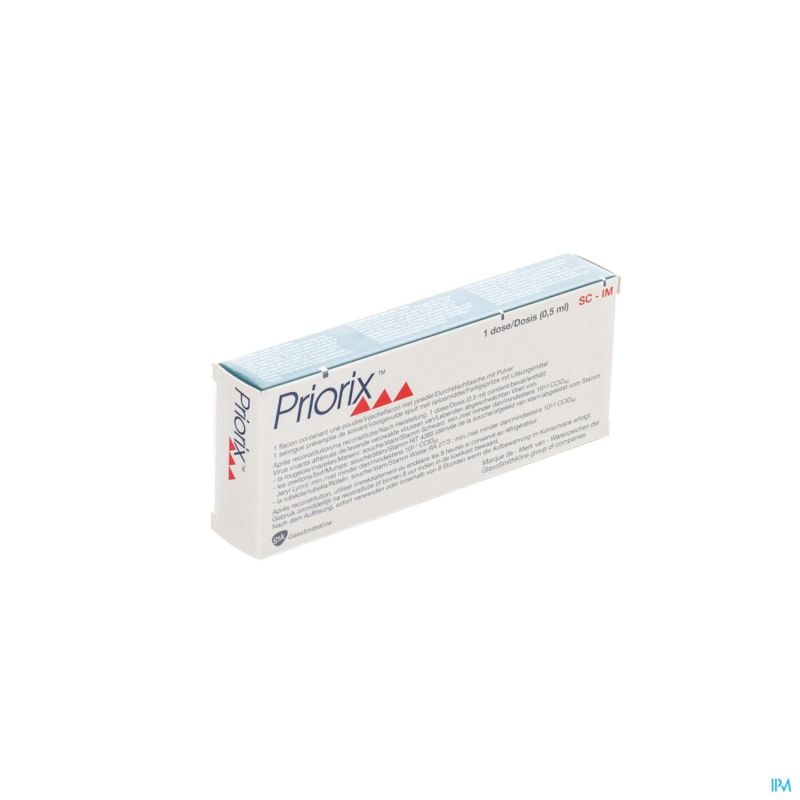 Priorix Rash Priorix 1 Dos Inj + Solv Sc/im 0,5ml