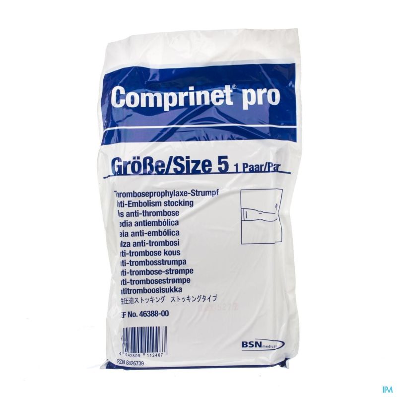 Comprinet Wht Comprinet Pro Thigh Bas A/embolie T5 1pair 4638800