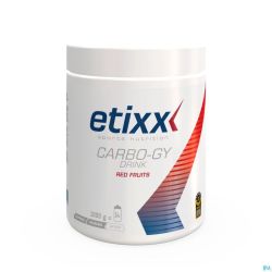 Etixx carbo gy red fruits pdr pot 1000g