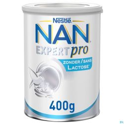 Nan sans lactose pdr 400g