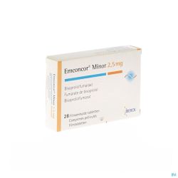 Emconcor Minor 2,5mg Tabl 28x2,5mg