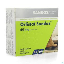 Orlistat Sandoz Caps Dure 84 X 60mg