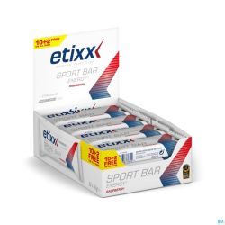Etixx energy sport bar red fruit 12x40g