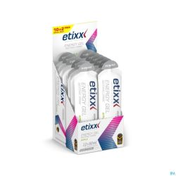 Etixx isotonic energy gel apple 12x60ml