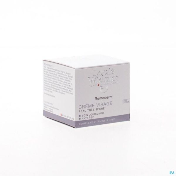 Widmer Remederm Creme Visage N/parf 50ml