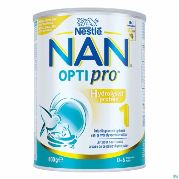 Nan optipro hp hydrolysed protein 1 800g