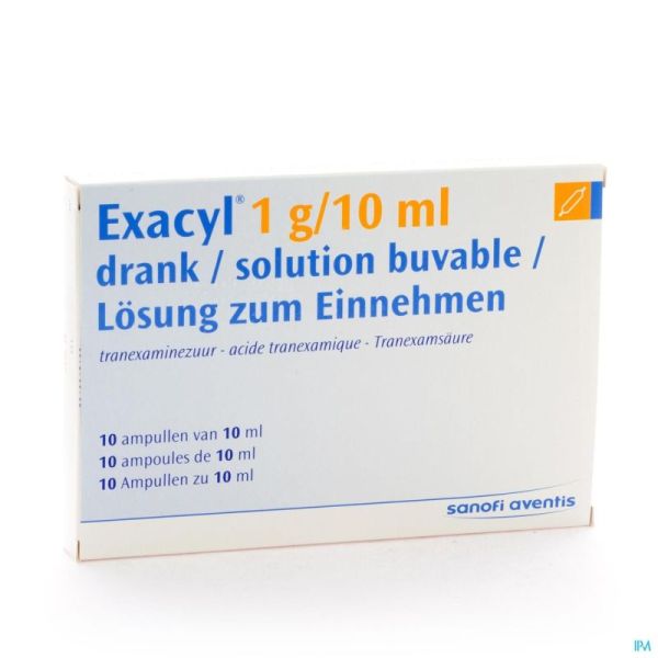 Exacyl Amp Per Os 10x1g/10ml