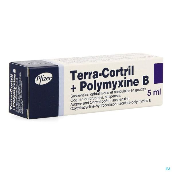 Terra-cortril Susp Opht/otic 1 X 5ml