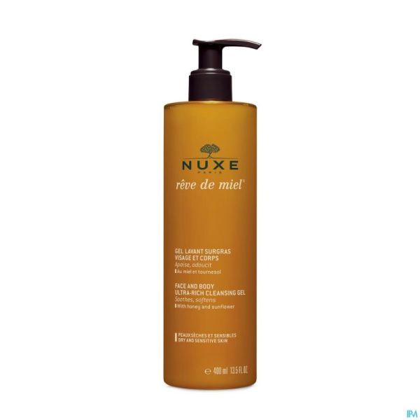 Nuxe Reve De Miel Gel Nett.surgr.vis.-corps 400ml