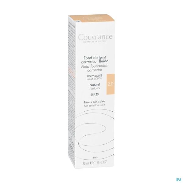 Avene Couvrance Fdt Correct. Fluide 2 Naturel 30ml