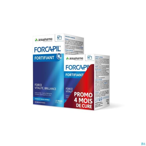 Forcapil Fortifiant Caps 180+caps 60 Promo