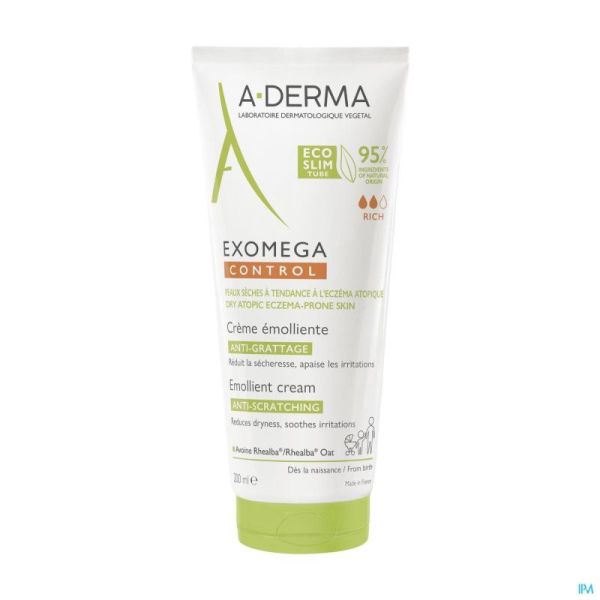 Aderma Exomega Control Creme Emollient 200ml
