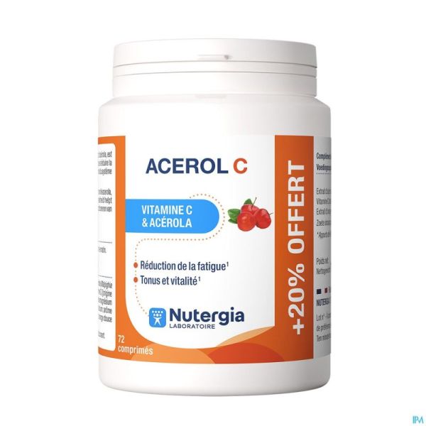Acerol C Comp 72 Promo Pack +20% Offert