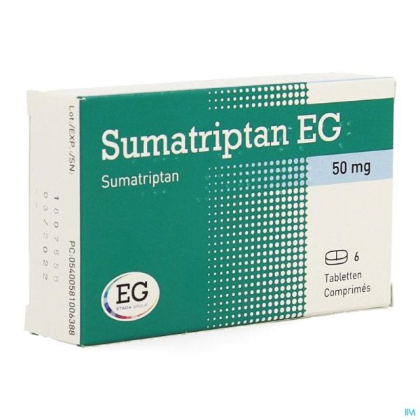 Sumatriptan EG 50Mg Comp 6