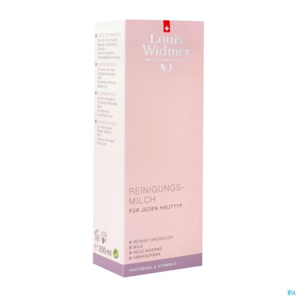 Widmer Lait Nettoyant Parf 200 Ml