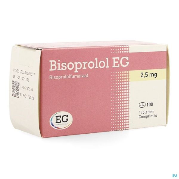 Bisoprolol EG Comp 100X2,5Mg