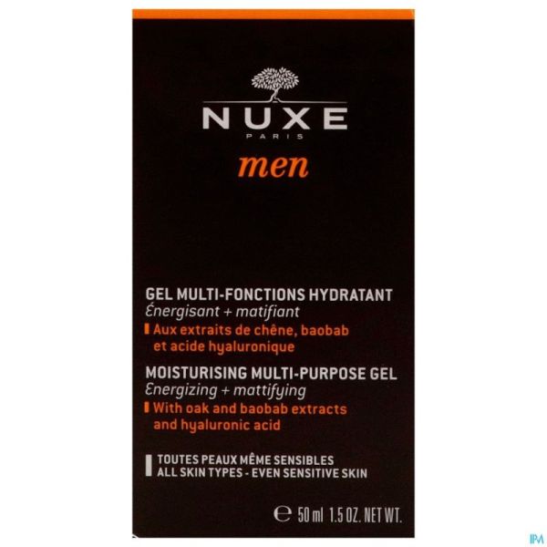 Nuxe Men Gel Hydratant Multi Fonct. Fl Pompe 50ml