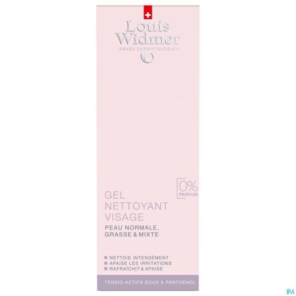 Widmer gel nettoyant visage n/parf 125ml