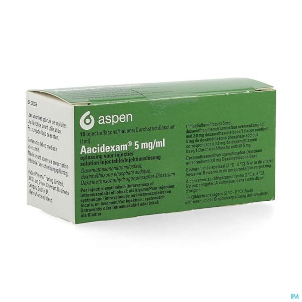 Aacidexam 5mg/ml Sol Inj Fl Inj 10 X 1ml