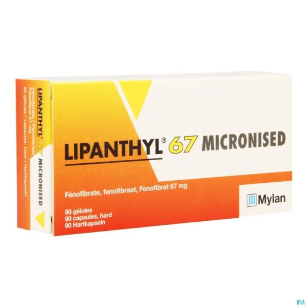 Lipanthyl 67 Micron Caps 90x 67mg