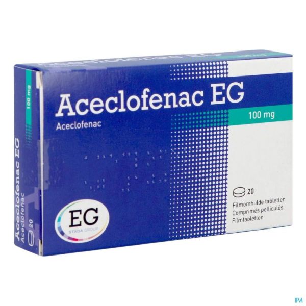 Aceclofenac EG 100Mg Comp Pell  20X100Mg