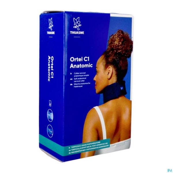 Collier Cervical Ortel C1 Anat H 9cm Bleu T3