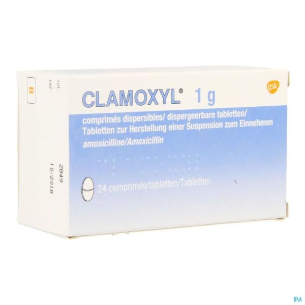 Clamoxyl 1000 "tabs" Comp 24x1000mg