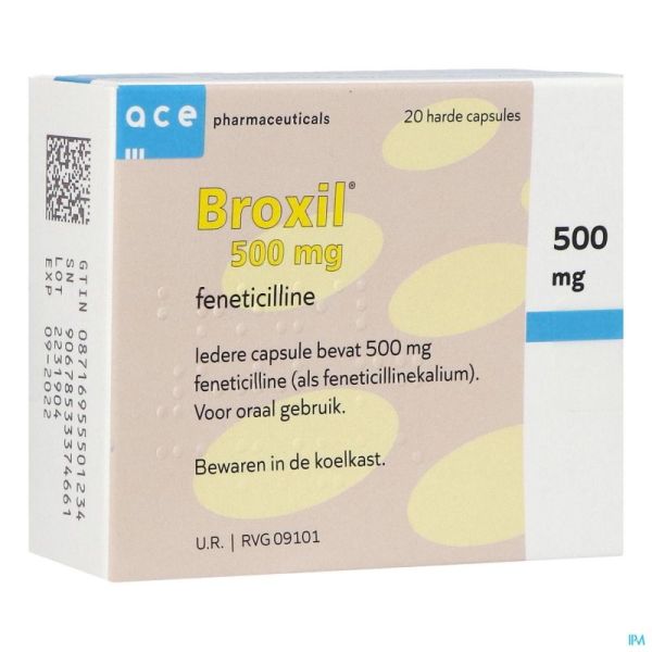 Broxil 500mg Caps 20