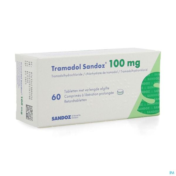 Tramadol 100 Sandoz Comp Liberat Prol 60 X 100mg