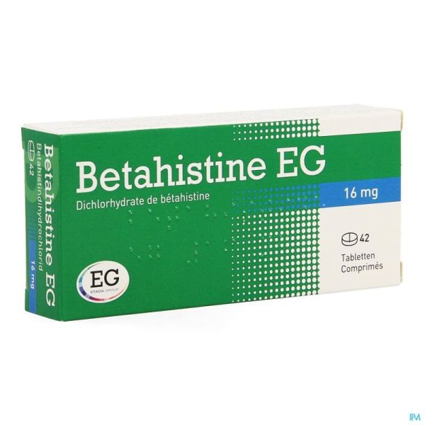 Betahistine EG         Comp 42X16Mg
