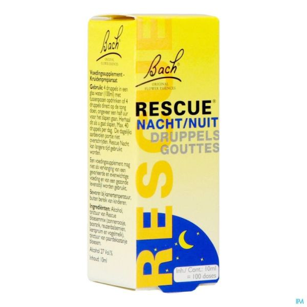 Bach Rescue Gouttes Nuit 10ml