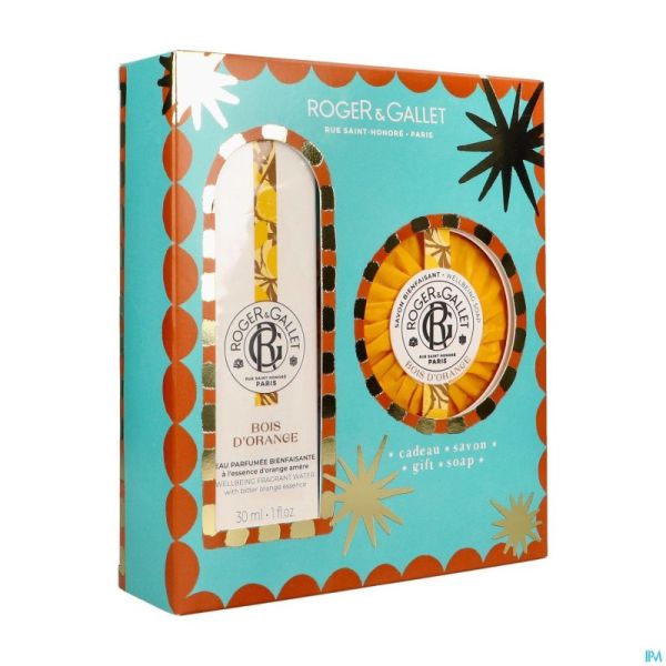 Roger&gallet Set Noel Bois Orange 30ml+savon 100g