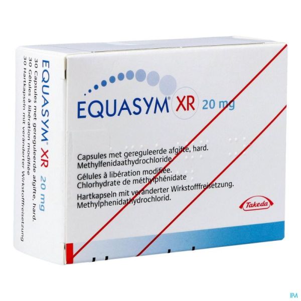 Equasym Xr 20mg Caps Liberation Modifiee 30