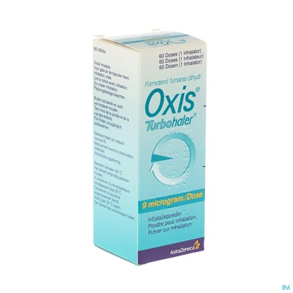 Oxis Turbohaler 9,0 Mcg Inhal 60 Dos