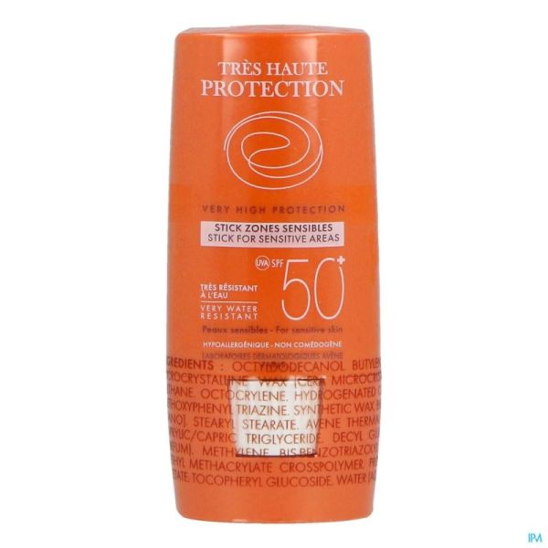 Avene Solaire Stick Large Zone Sens.ip50+ Nf 8g