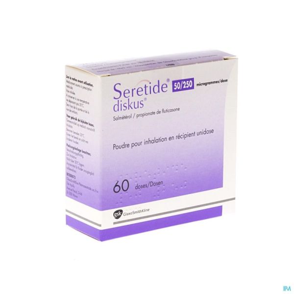 Seretide Diskus Dos 60 50mcg/250mcg