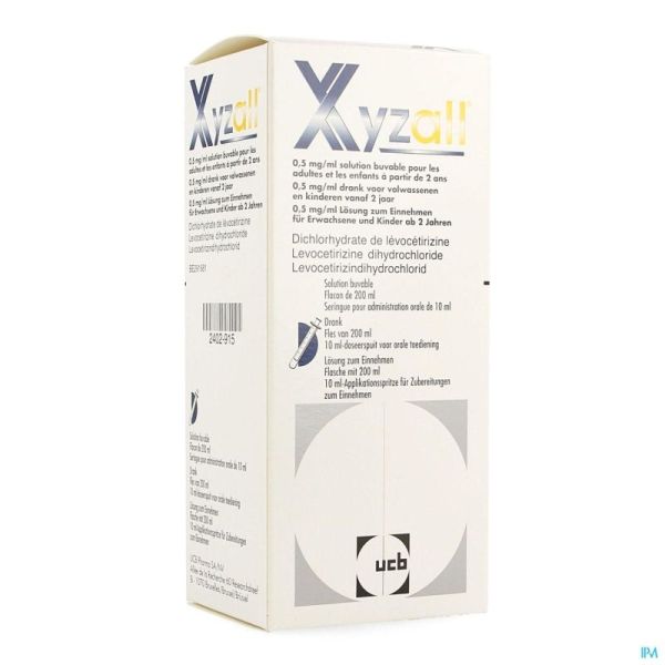 Xyzall 0,5mg/ml sirop sol. (200ml)