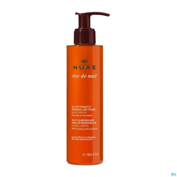 Nuxe Reve De Miel Gel Demaquillant Visage 200ml