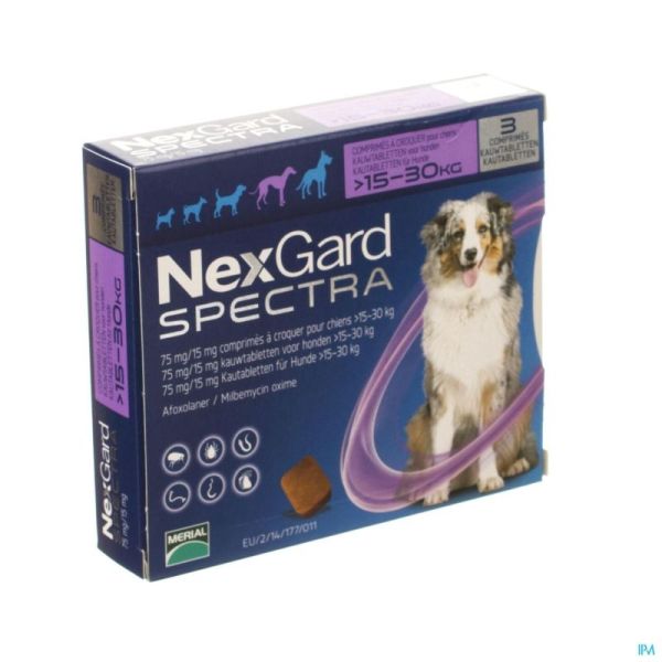 Nexgard Spectra 75mg/15mg Comp Croq Chien 3