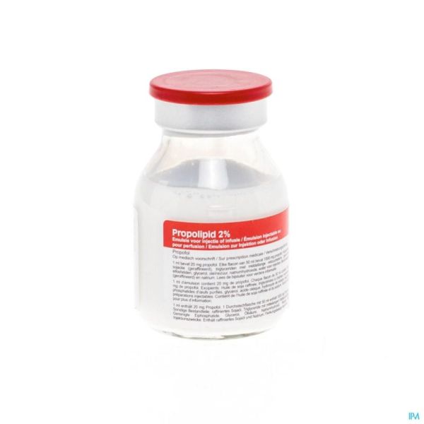 Propolipid 2 % émuls. inj./perf. i.v. flac. 10 x 50 ml