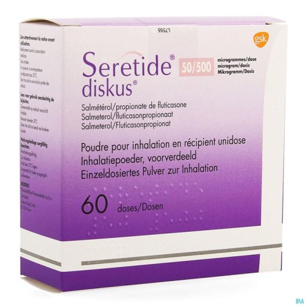 Seretide Diskus Dos 60 50mcg/500mcg
