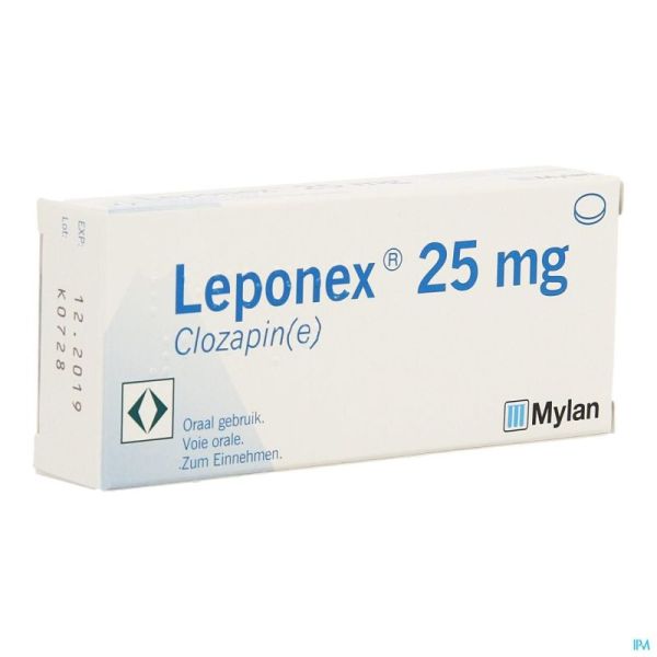 Leponex Comp Sec 30x 25mg