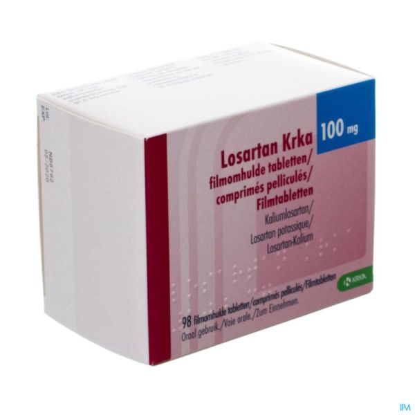 Losartan Krka 100mg Comp Pell 98