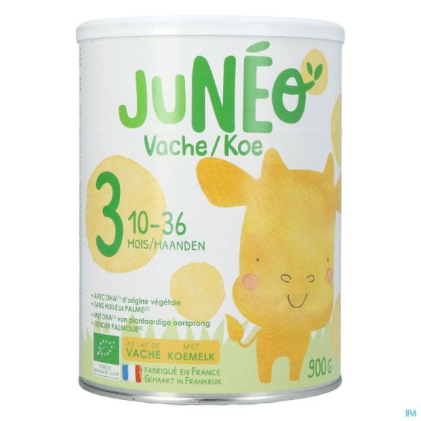 Juneo 3 Lait Vache 10-36m 900g