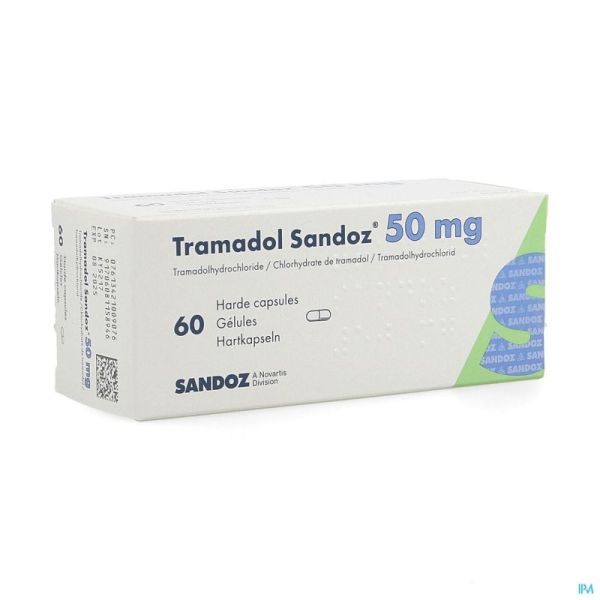 Tramadol 50 Sandoz Caps 60 X 50mg
