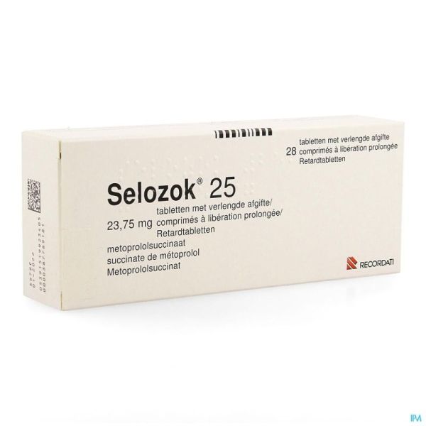 Selozok 25 Comp Liberation Prolongee 28x23,75mg