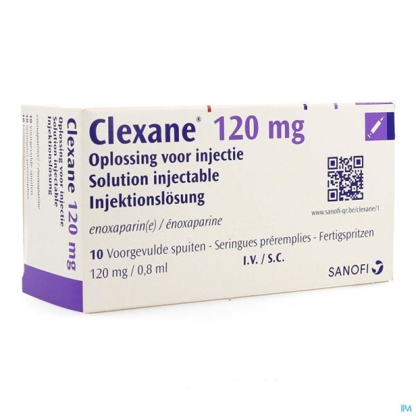 Clexane Ser Inj 10 X120 mg/0,8ml