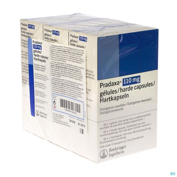 Pradaxa 110mg Caps Dur 180