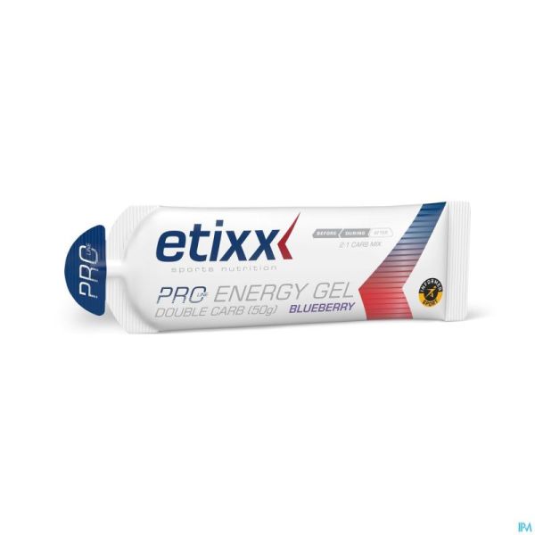 Etixx Double Carb Energy Gel Prol.blueberry 1x60ml