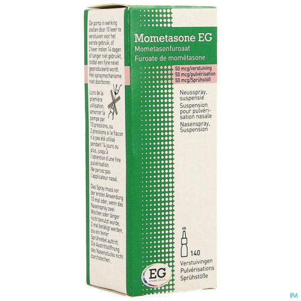 Mometasone EG 50Mcg Susp Pulv Nas 1 X 140